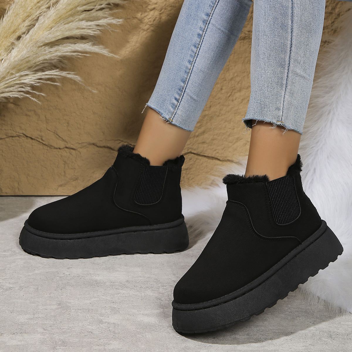 Thickened Snug-fitting Thermal Bread Cotton Boots