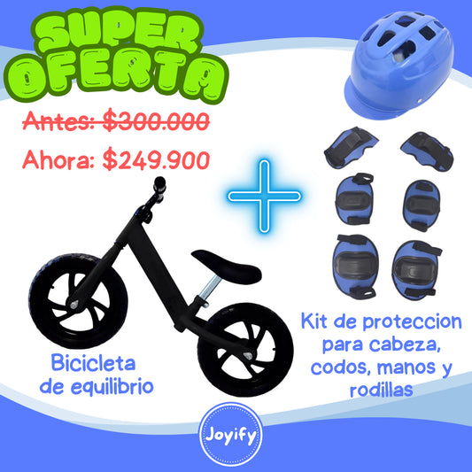 BiciSegura ®  Bicicleta + Kit de protección