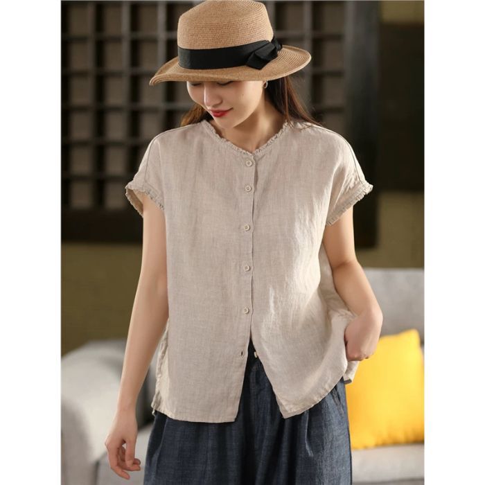 Summer All-Match Artistic Retro T-Shirt For Women