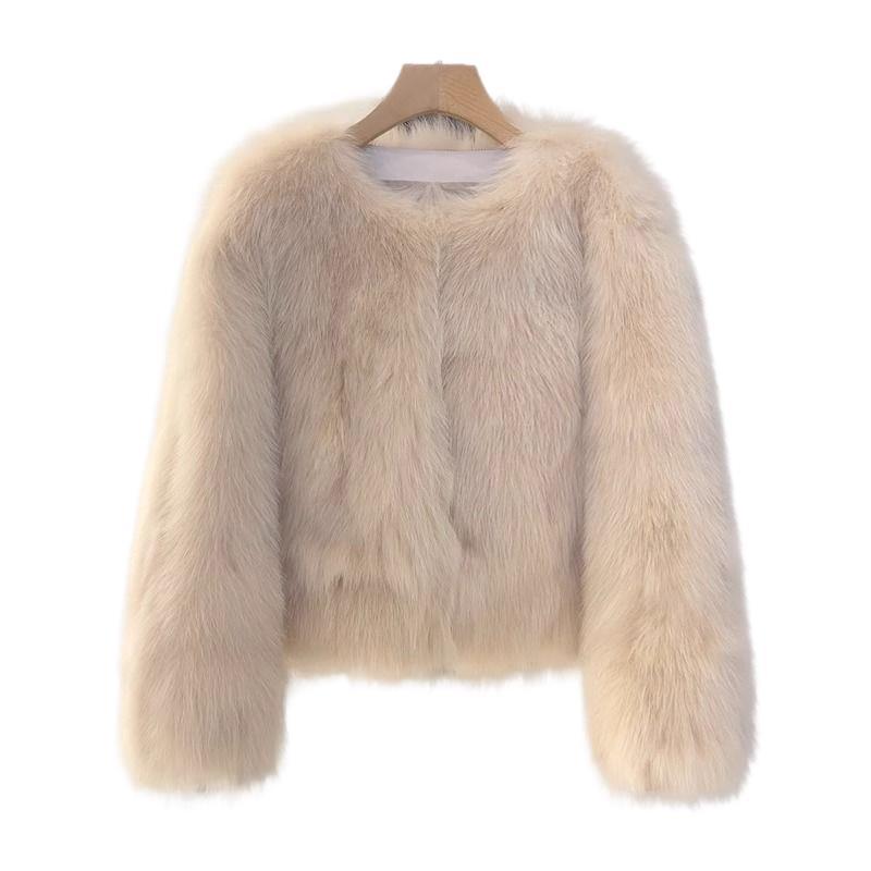 New Winter Fashion Versatile Fox Fur Coat