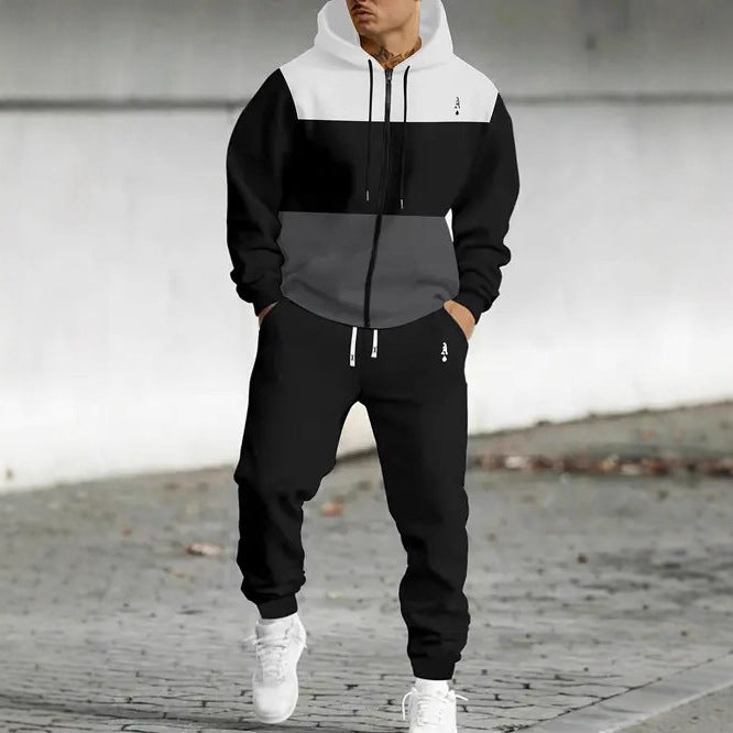 Hooded Sweatshirt Set For Men