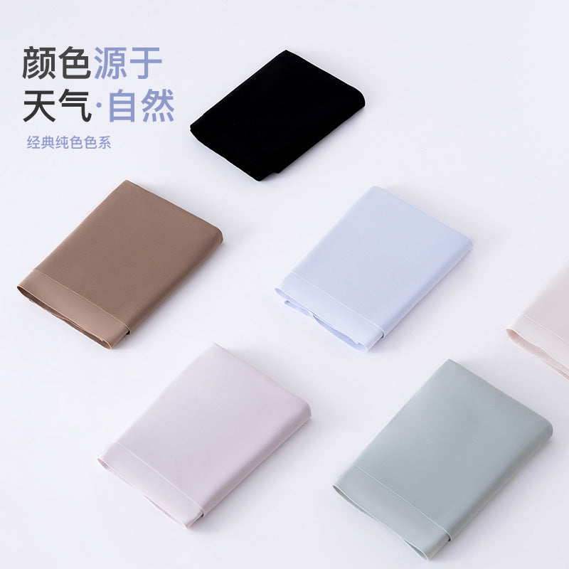 Traceless Invisible Underwear Grade 7A Lasts Bacteriostatic Crotch Women's Underwear Yoga Fitness Underwear High Elastic Milk Leather Underwear