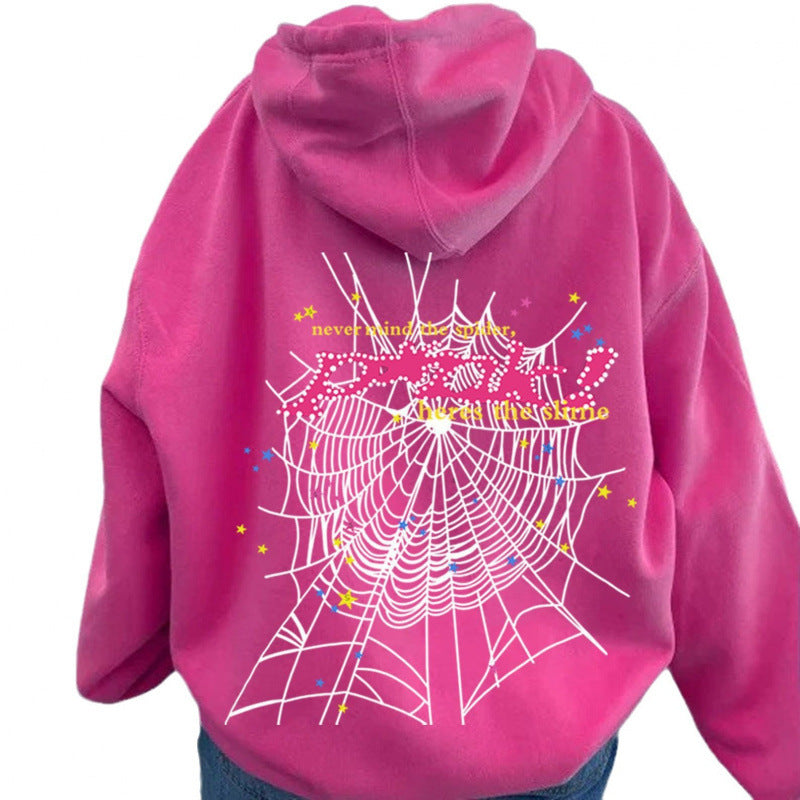 Trendy Street Sweatshirt Cross-Border European Heavy-Duty Korean Style Loose Lazy Casual Sweatshirt Top For Women 1214