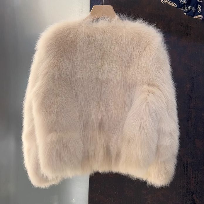 New Winter Fashion Versatile Fox Fur Coat